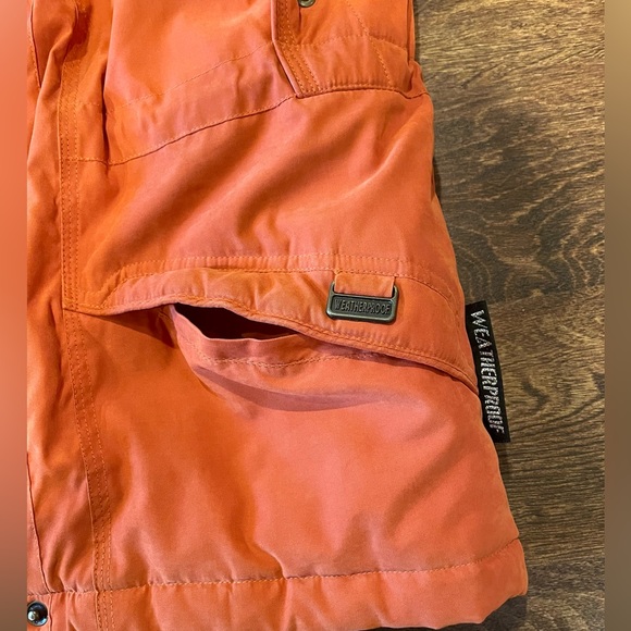 Weatherproof Girls Puffer Coat Thermal Insulation Wind Resistant Orange Large 14 - Picture 6 of 10